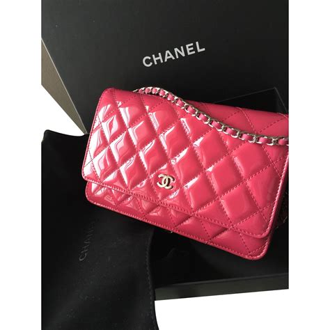 chanel pink wallet on chain|chanel wallet on chain price.